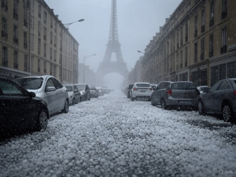 orage de grêle